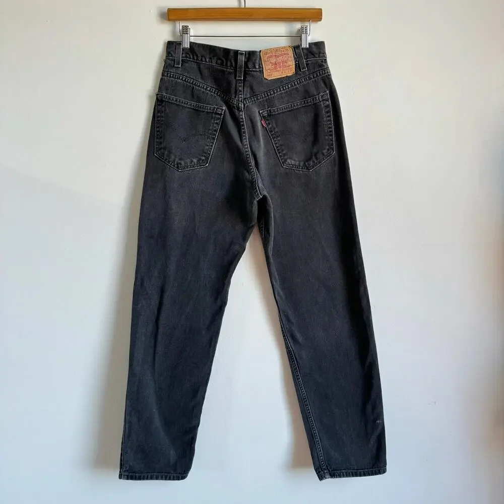 Vintage 90's LEVI'S 550 Relaxed Fit Gray Jeans